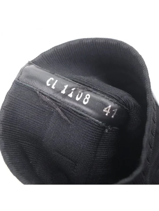Louis Vuitton Arclight Line Fabric Rib Knit Socks Sneakers Black 41 - Picture 10 of 11